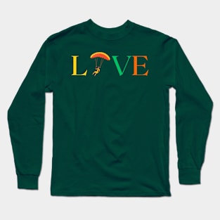 Love Paragliding Long Sleeve T-Shirt